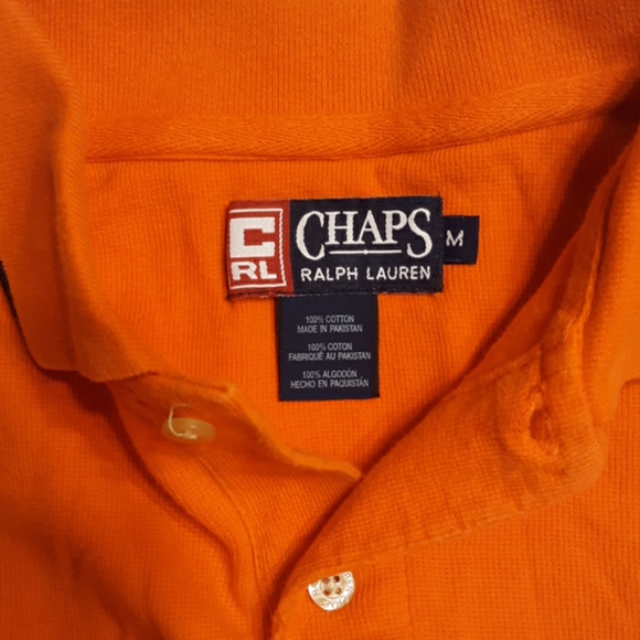 Mens Dark Orange Ralph Lauren Chaps Polo Classic T - Picture 4 of 11